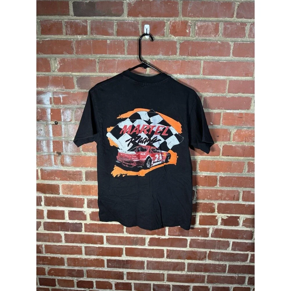 Vintage 90s Martel Racing Stock Car 23 Sports Shirt Adult Size Medium